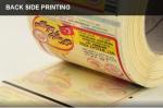 Etiketler - Back Side Printing 