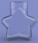 K315 500cc Yıldız Pet Kavanoz 